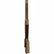Ekena Millwork Alberta Rough Sawn Timber Gable Bracket, Western Red Cedar, 84"W x 38"H x 2"D x 6"F, 11/12 Pitch GBW084X38X0206ALB00RWR - alternate 3